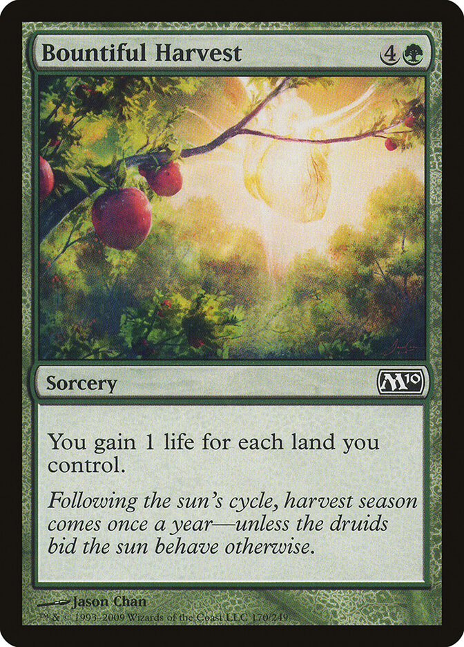 Bountiful Harvest 170 - Magic 2010 MTG card