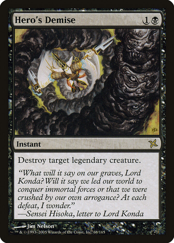 Hero's Demise 68 - Betrayers of Kamigawa MTG card