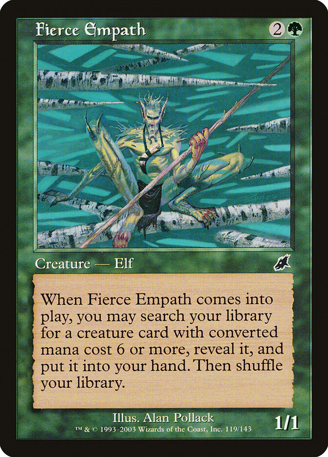 Fierce Empath 119 - Scourge MTG card