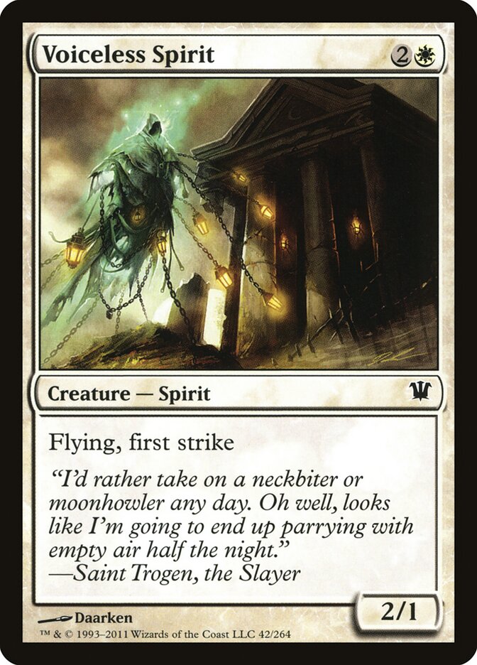 Voiceless Spirit 42 - Innistrad MTG card