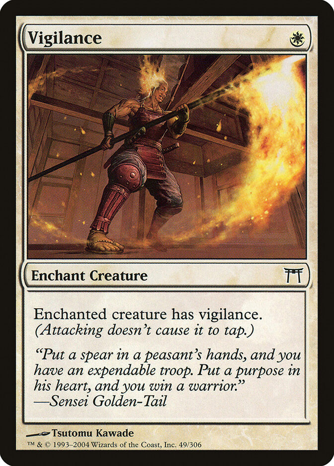Vigilance 49 - Champions of Kamigawa MTG card