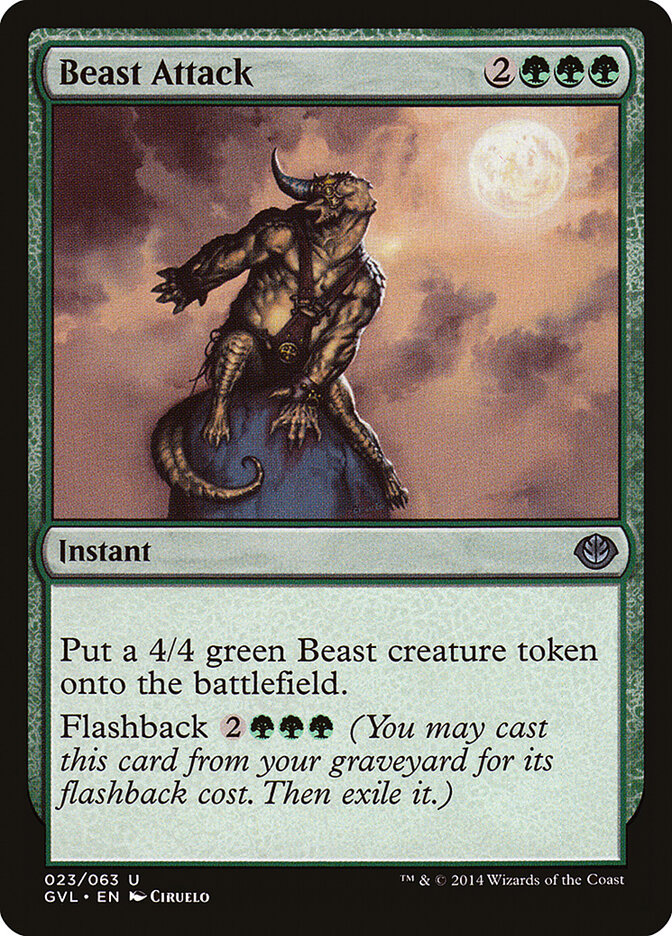 Beast Attack 23 - Duel Decks Anthology: Garruk vs. Liliana MTG card