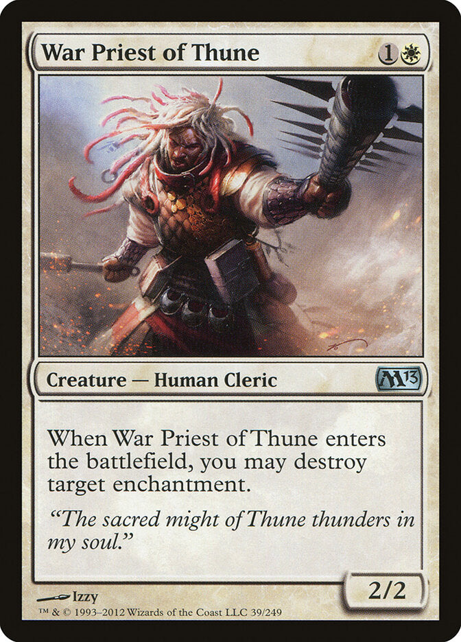 War Priest of Thune 39 - Magic 2013 MTG card