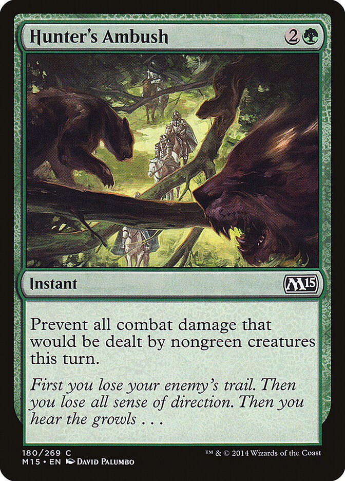 Hunter's Ambush 180 - Magic 2015 MTG card