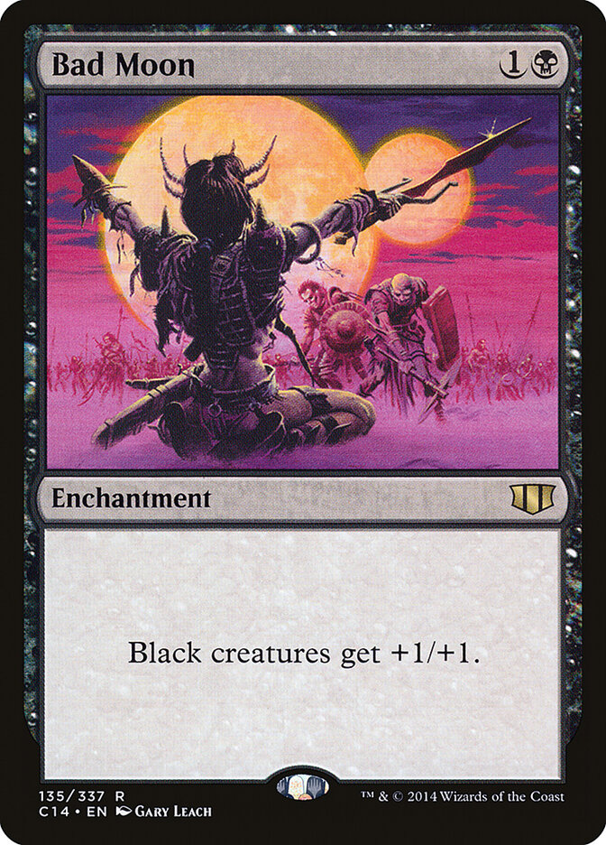 Bad Moon 135 - Commander 2014 MTG card