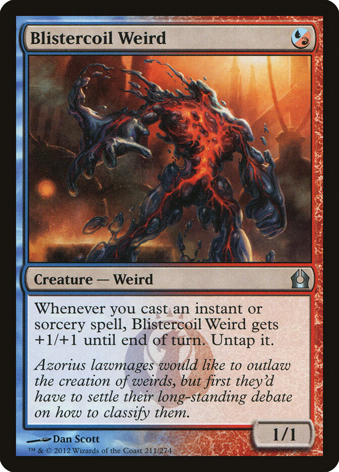 Blistercoil Weird 211 - Return to Ravnica MTG card