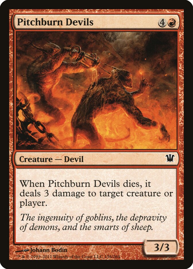 Pitchburn Devils 156 - Innistrad MTG card