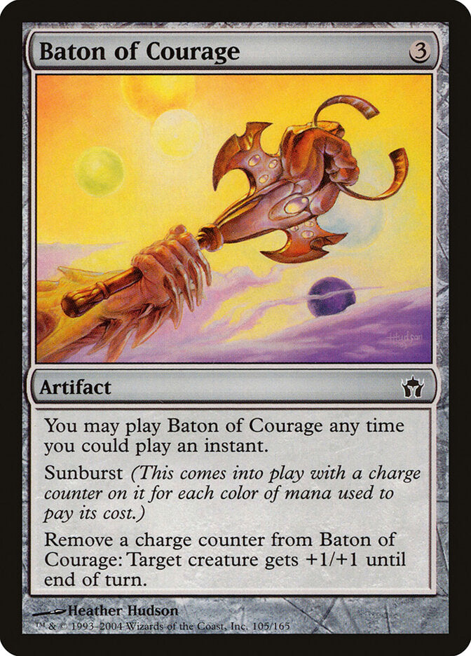 Baton of Courage 105 - Fifth Dawn MTG card