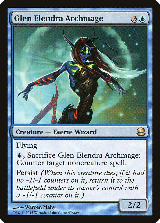 Glen Elendra Archmage 47 - Modern Masters MTG card