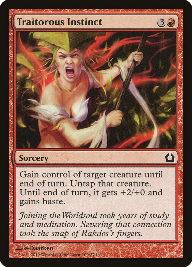 Traitorous Instinct 109 - Return to Ravnica MTG card