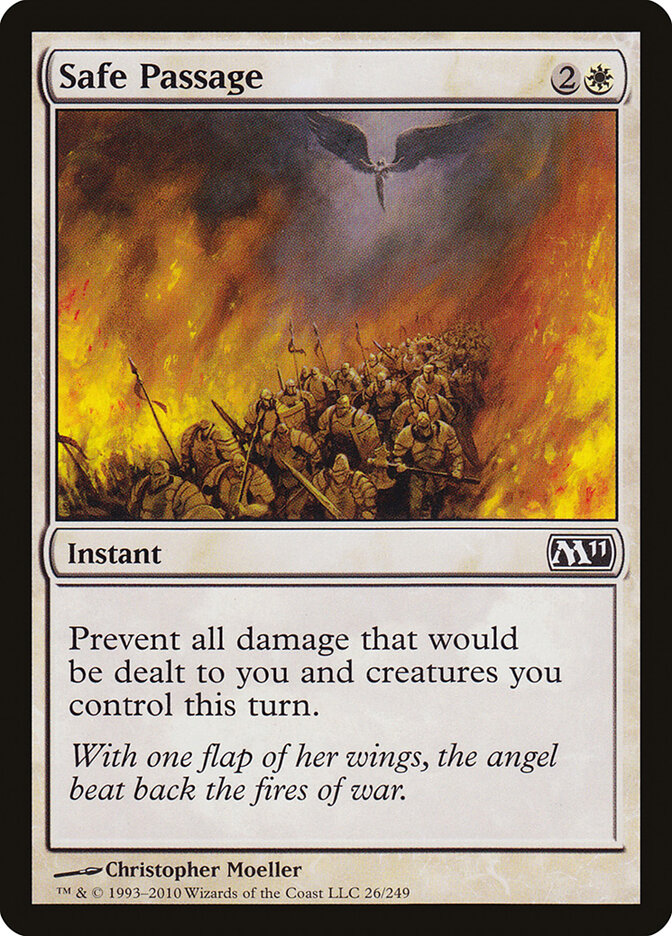 Safe Passage 26 - Magic 2011 MTG card