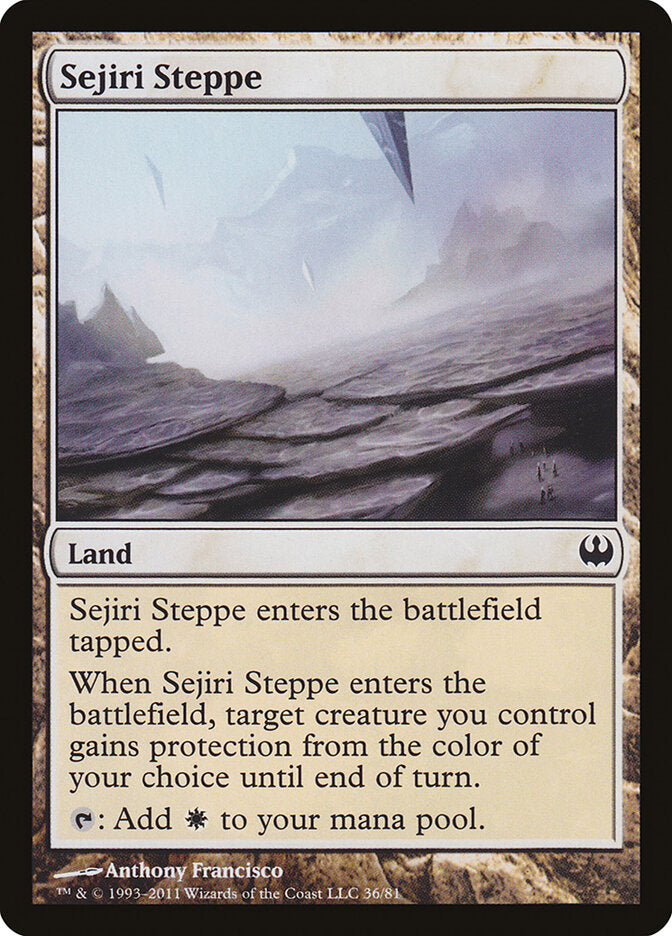 Sejiri Steppe 36 - Duel Decks: Knights vs. Dragons MTG card
