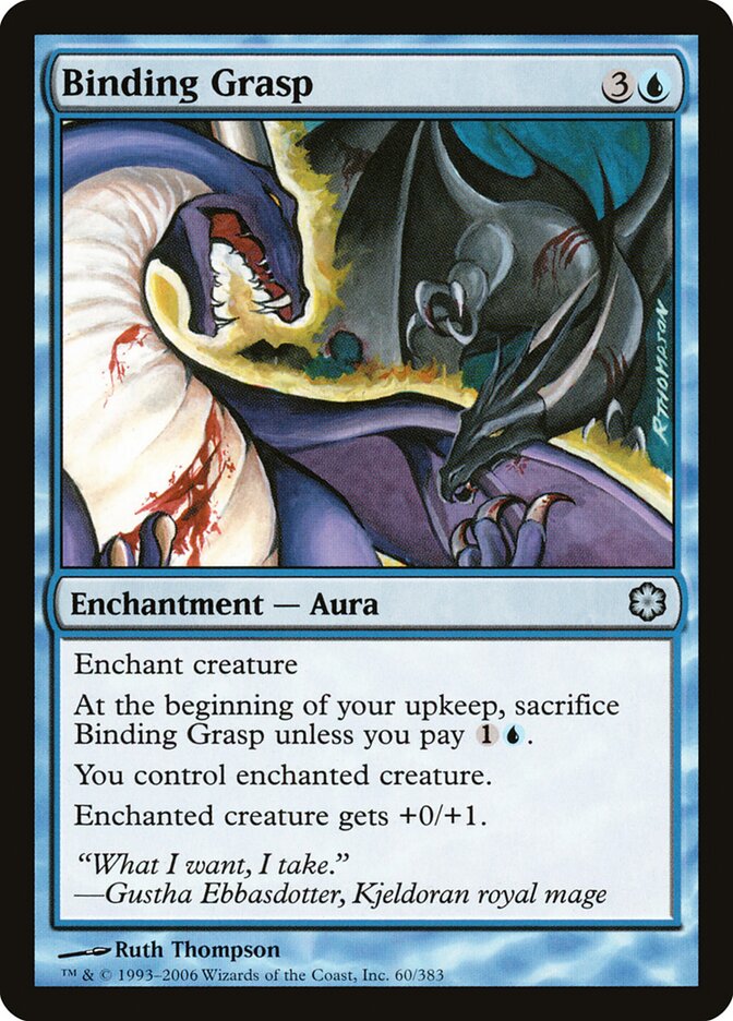 Binding Grasp 60 - Coldsnap Theme Decks MTG card