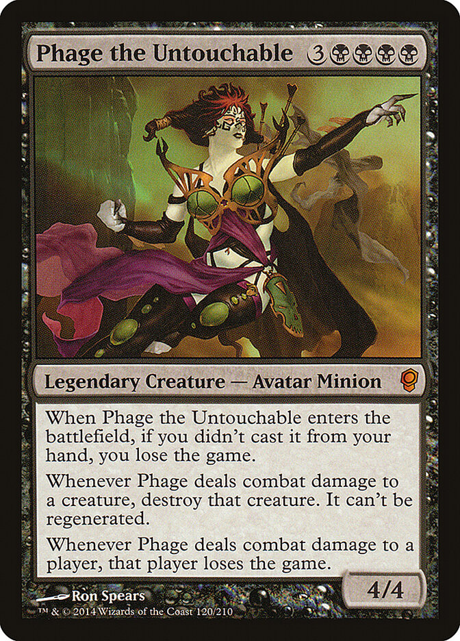 Phage the Untouchable 120 - Conspiracy MTG card