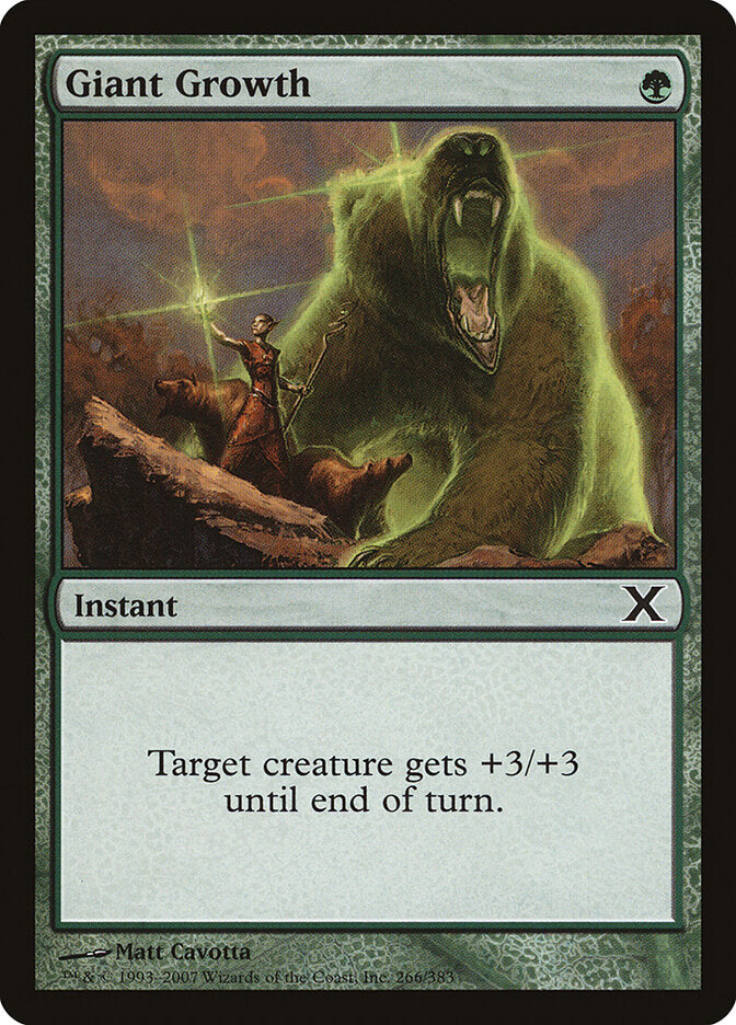 Giant Growth 266 - Tenth Edition MTG card