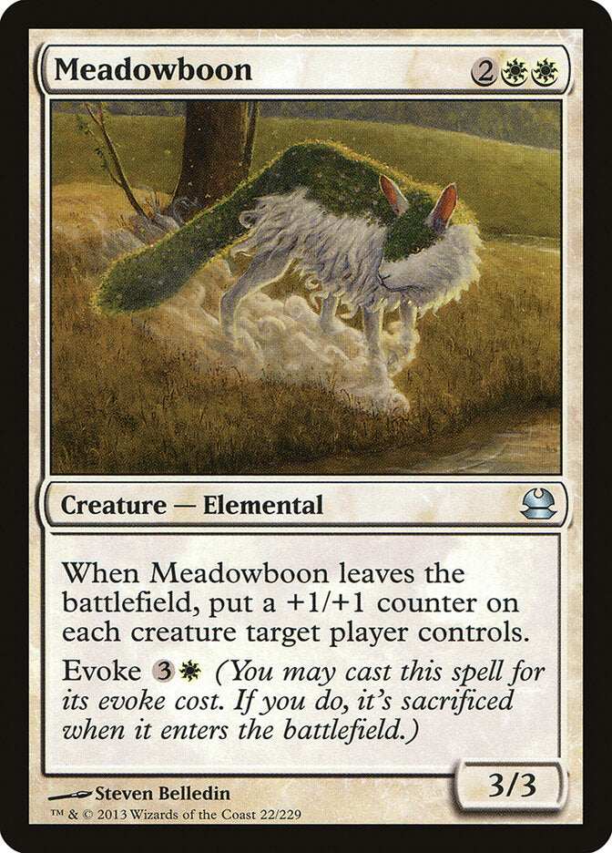 Meadowboon 22 - Modern Masters MTG card
