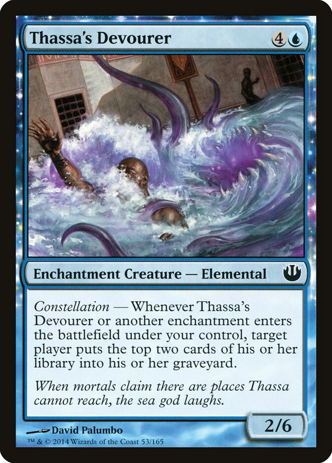 Thassa's Devourer 53 - Journey into Nyx MTG card