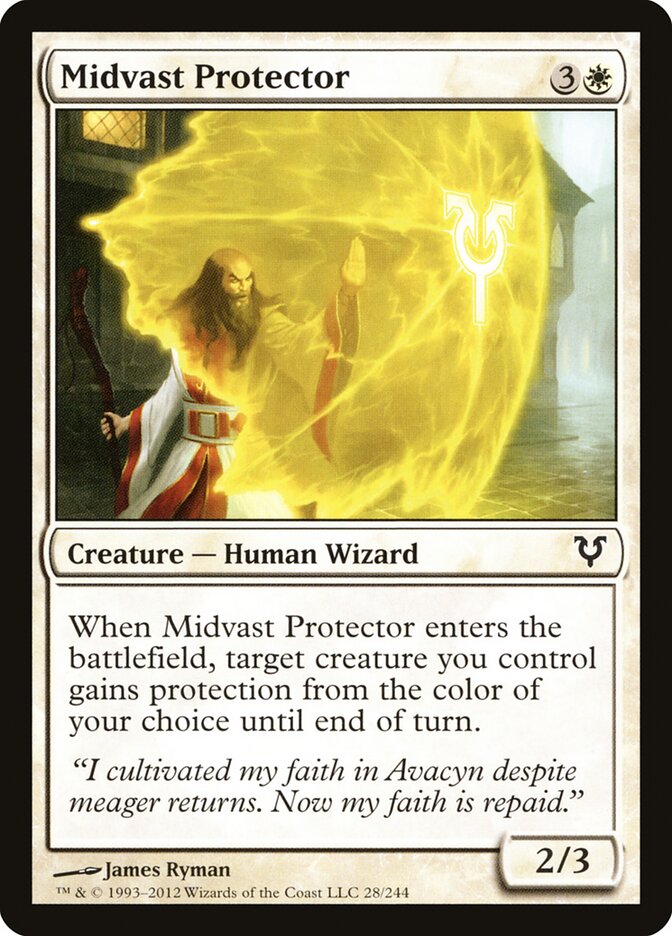 Midvast Protector 28 - Avacyn Restored MTG card