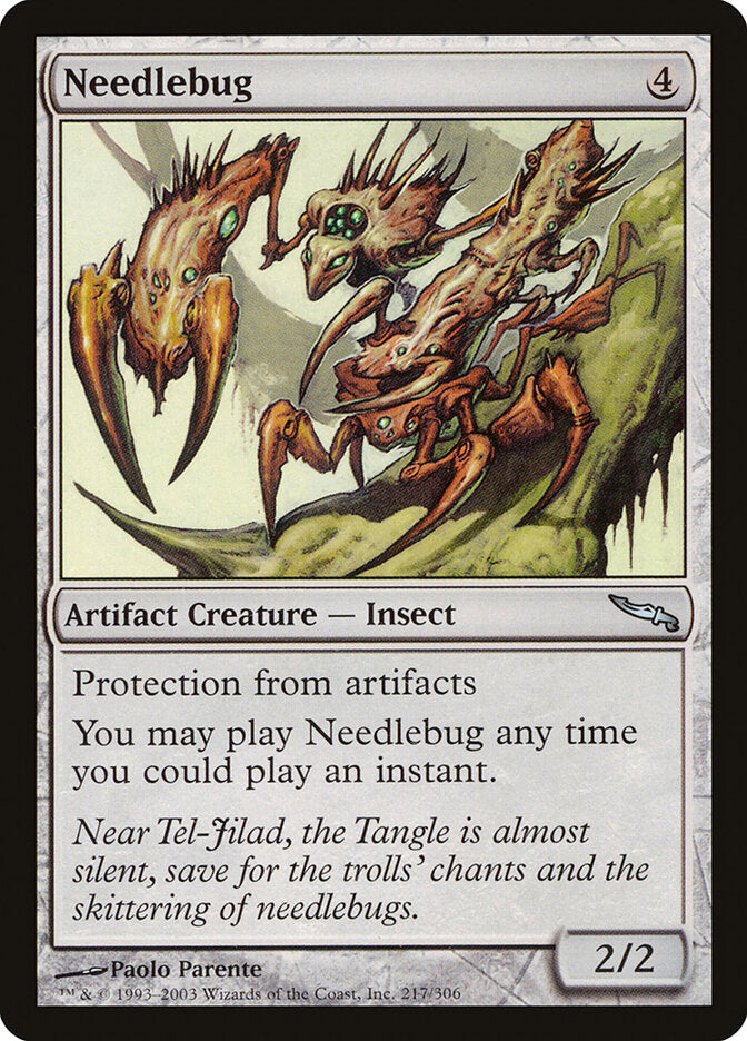 Needlebug 217 - Mirrodin MTG card