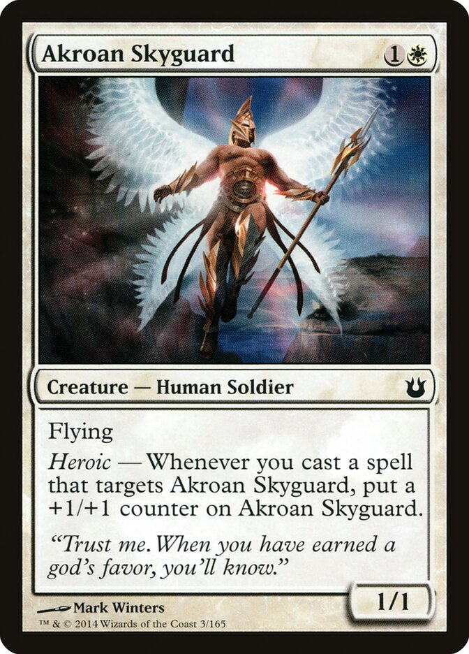 Akroan Skyguard 3 - Born of the Gods MTG card