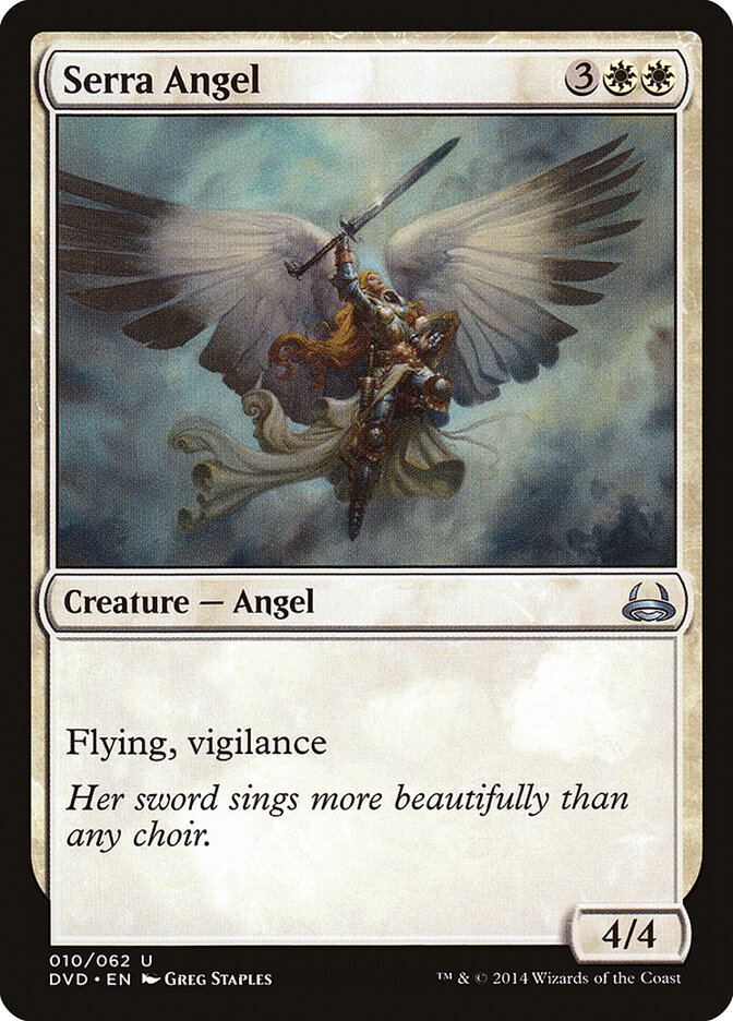 Serra Angel 10 - Duel Decks Anthology: Divine vs. Demonic MTG card