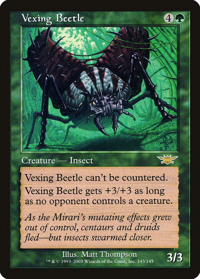 Vexing Beetle 143 - Legions MTG card