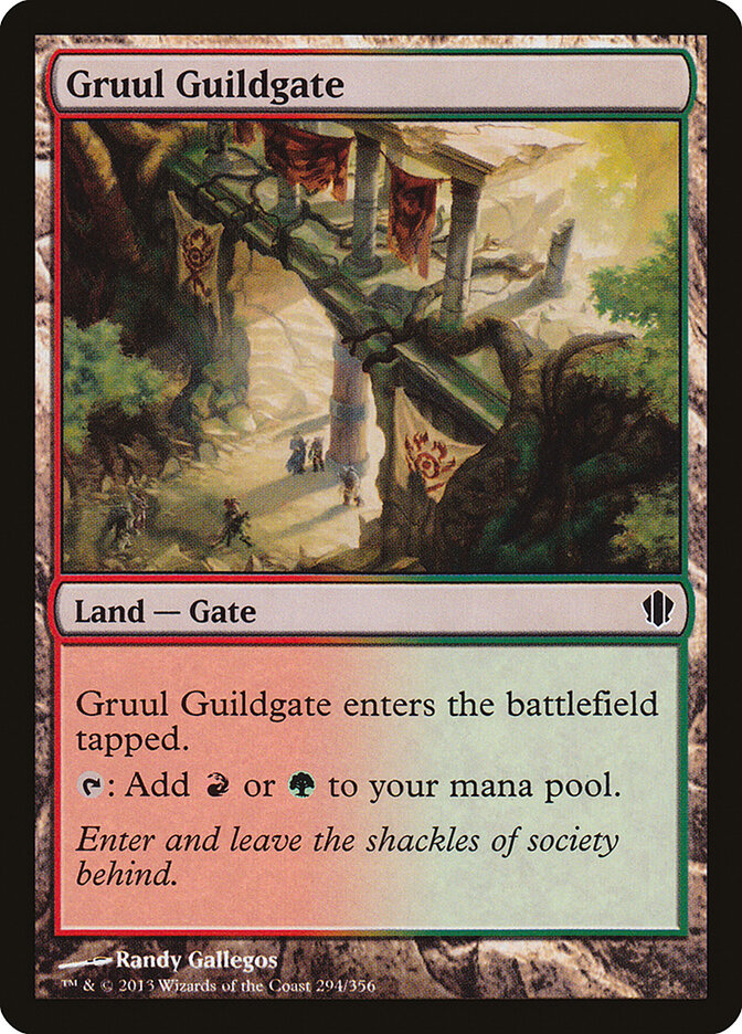 Gruul Guildgate 294 - Commander 2013 MTG card