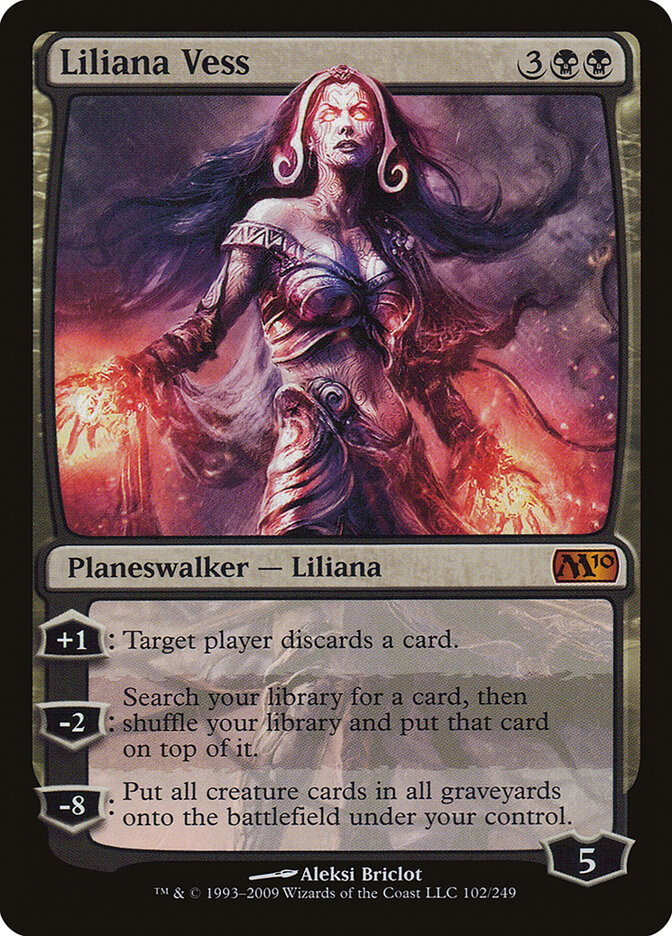 Liliana Vess 102 - Magic 2010 MTG card