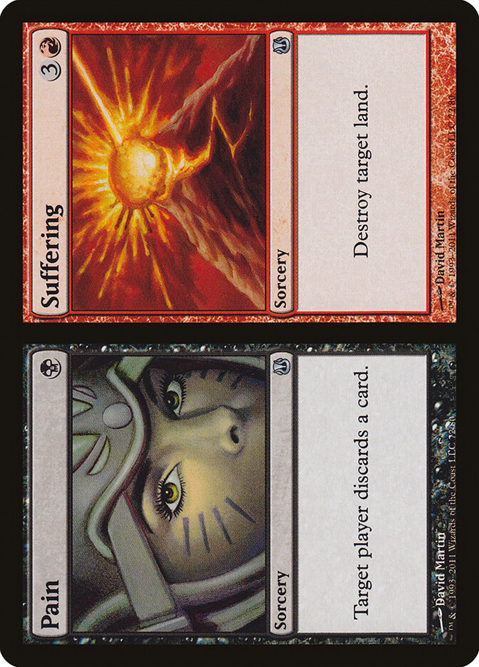 Pain // Suffering 72 - Duel Decks: Ajani vs. Nicol Bolas MTG card