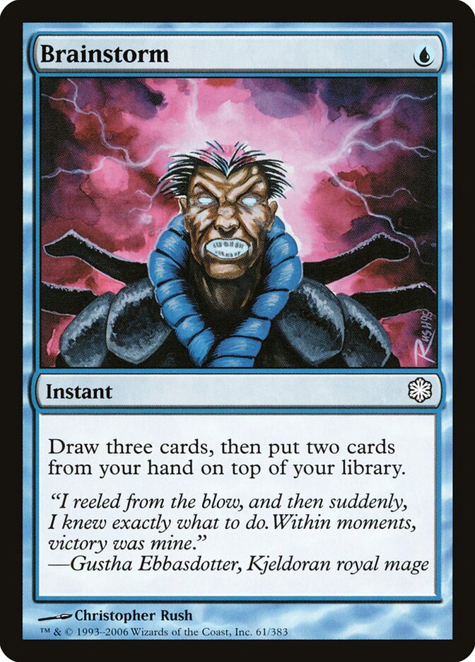 Brainstorm 61 - Coldsnap Theme Decks MTG card