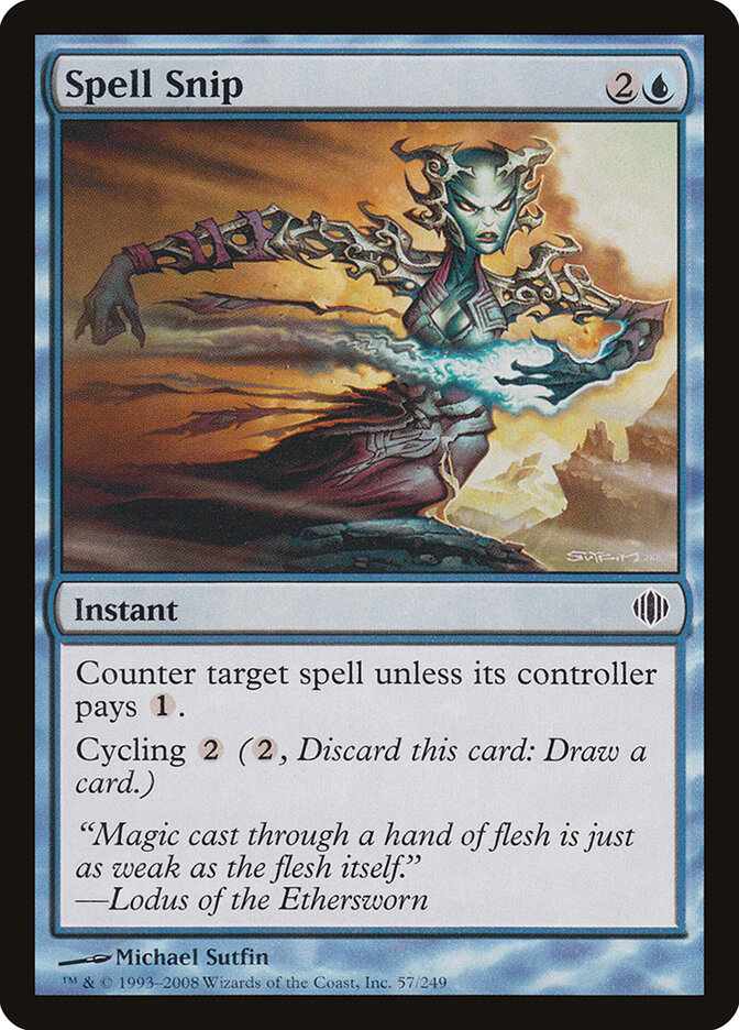 Spell Snip 57 - Shards of Alara MTG card