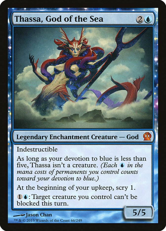 Thassa, God of the Sea 66 - Theros MTG card