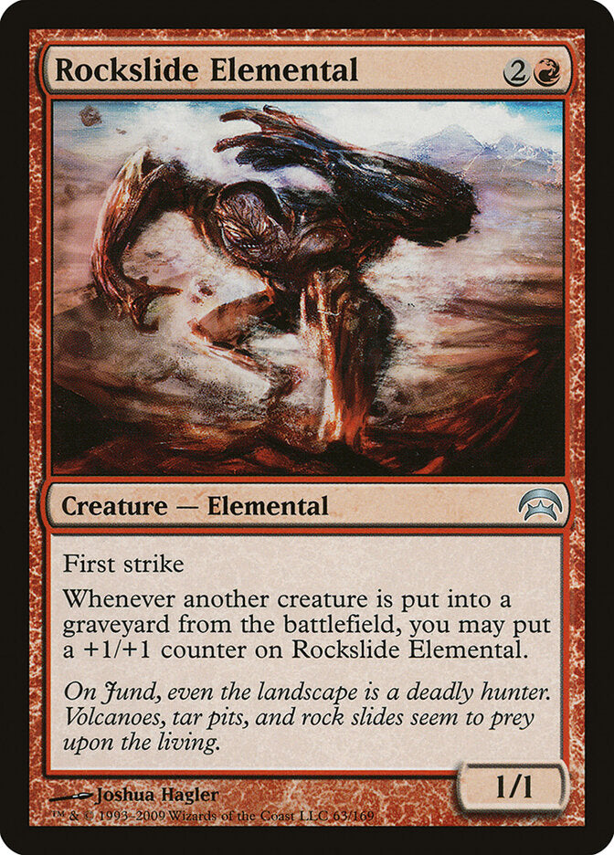 Rockslide Elemental 63 - Planechase MTG card