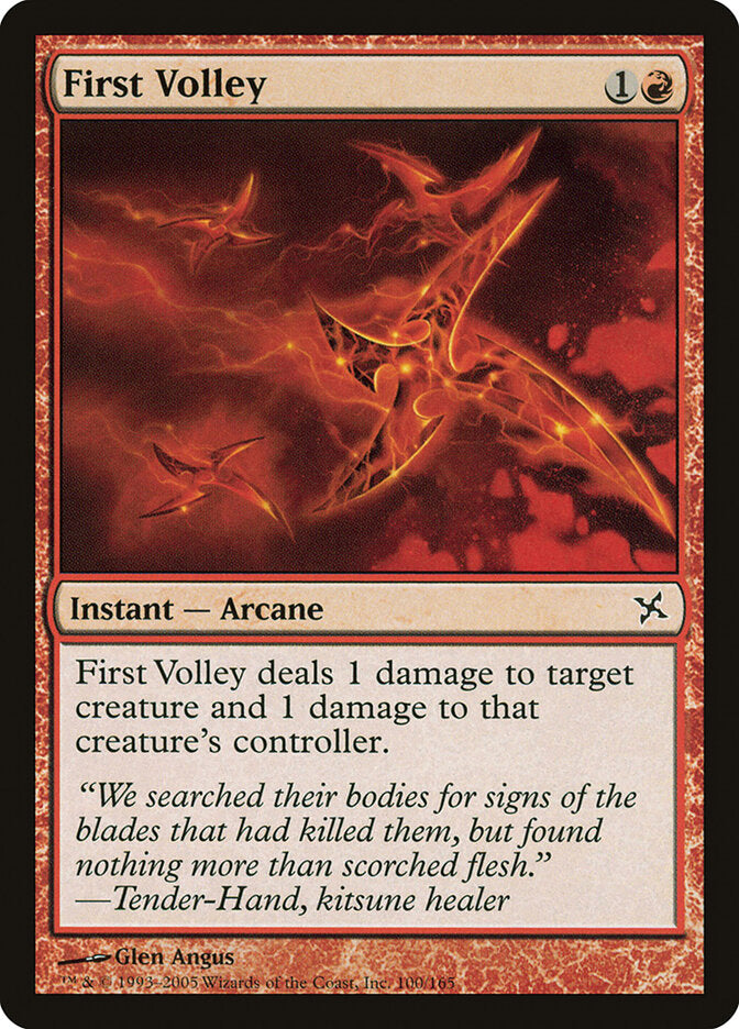 First Volley 100 - Betrayers of Kamigawa MTG card