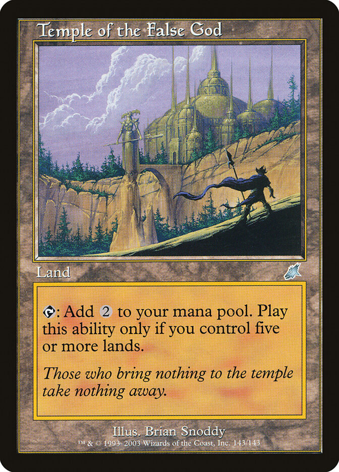Temple of the False God 143 - Scourge MTG card