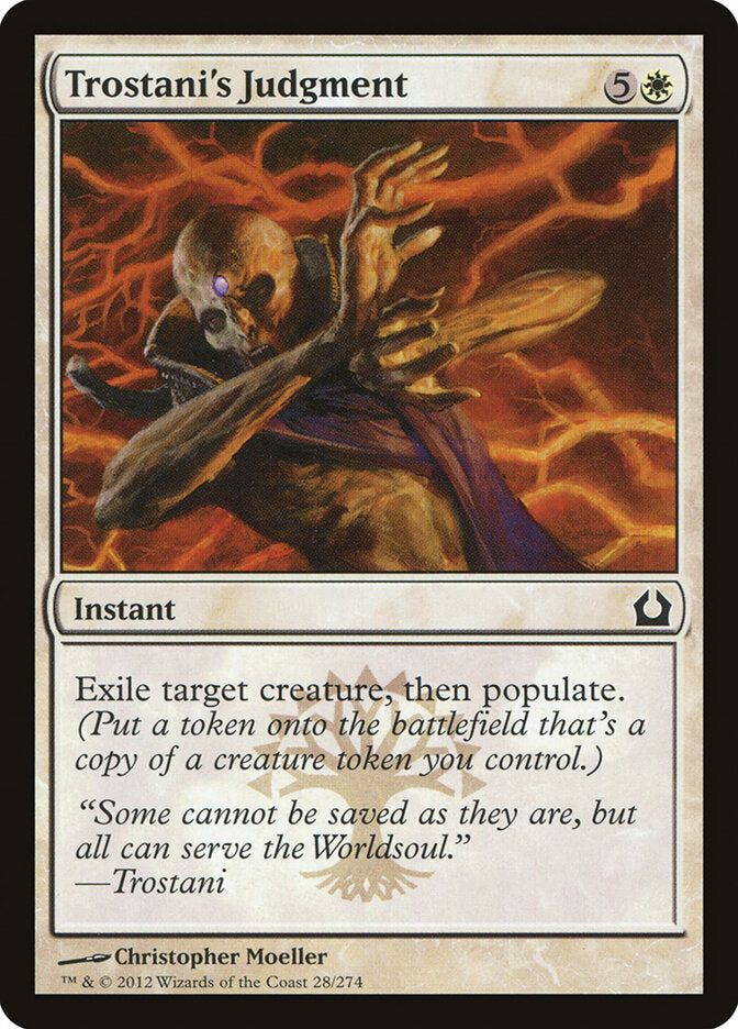 Trostani's Judgment 28 - Return to Ravnica MTG card