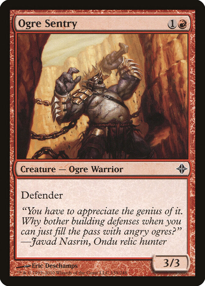 Ogre Sentry 159 - Rise of the Eldrazi MTG card