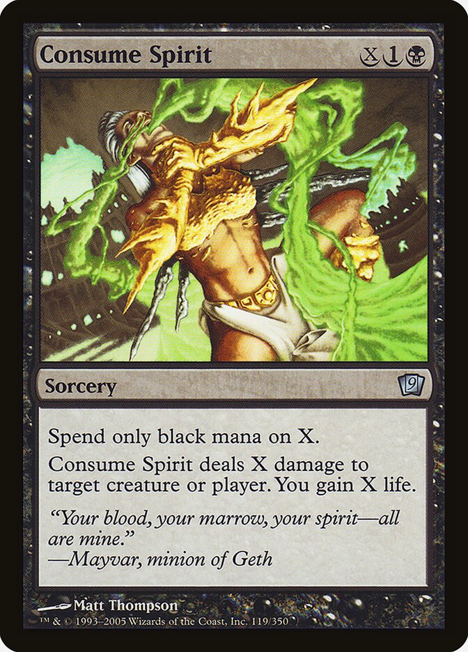Consume Spirit 119★ - Ninth Edition MTG card