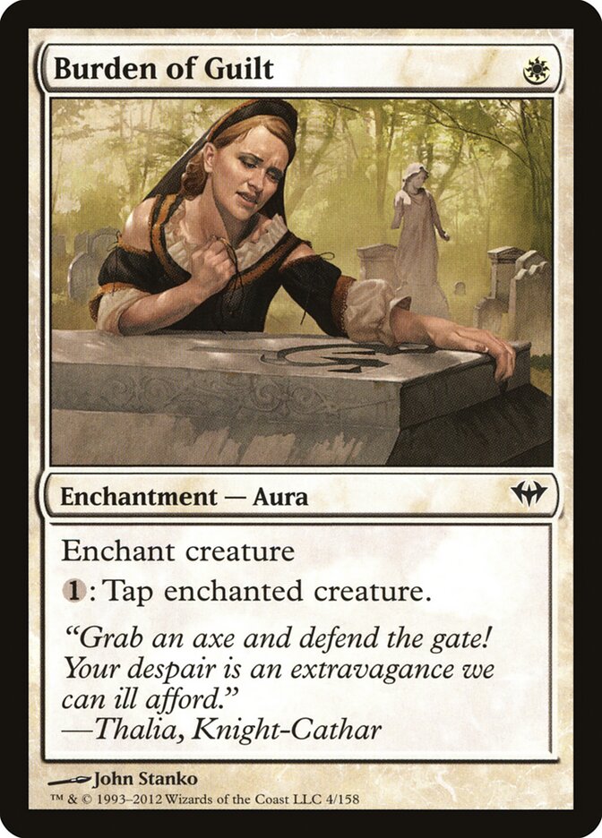 Burden of Guilt 4 - Dark Ascension MTG card
