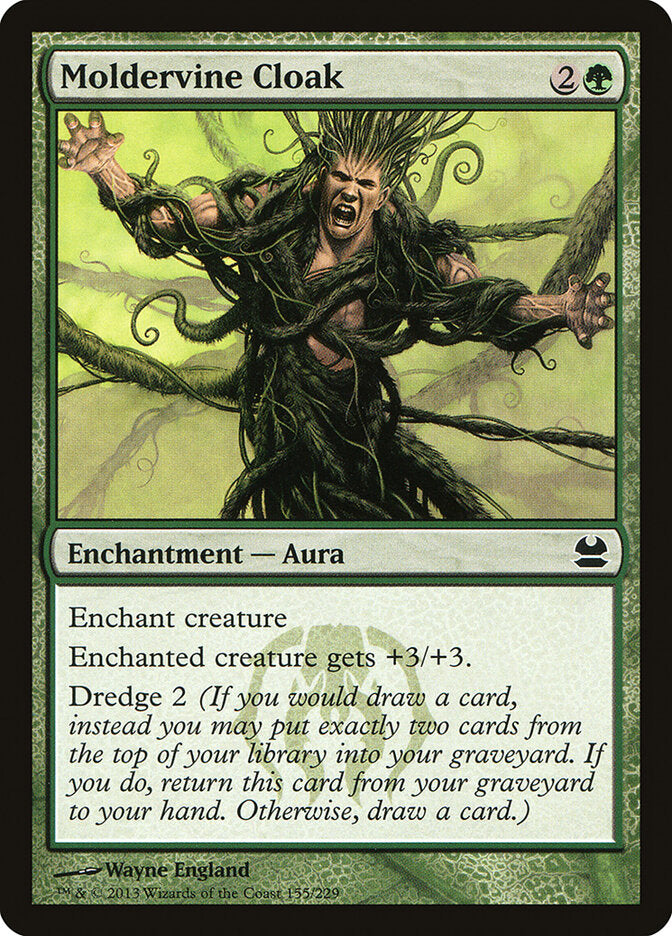 Moldervine Cloak 155 - Modern Masters MTG card