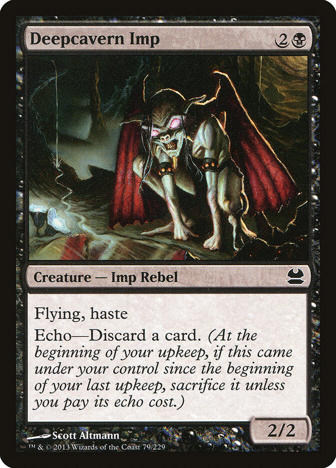 Deepcavern Imp 79 - Modern Masters MTG card
