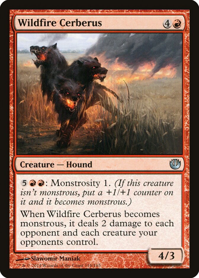 Wildfire Cerberus 116 - Journey into Nyx MTG card