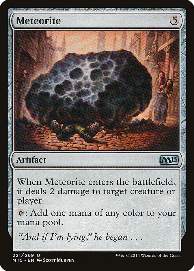 Meteorite 221 - Magic 2015 MTG card