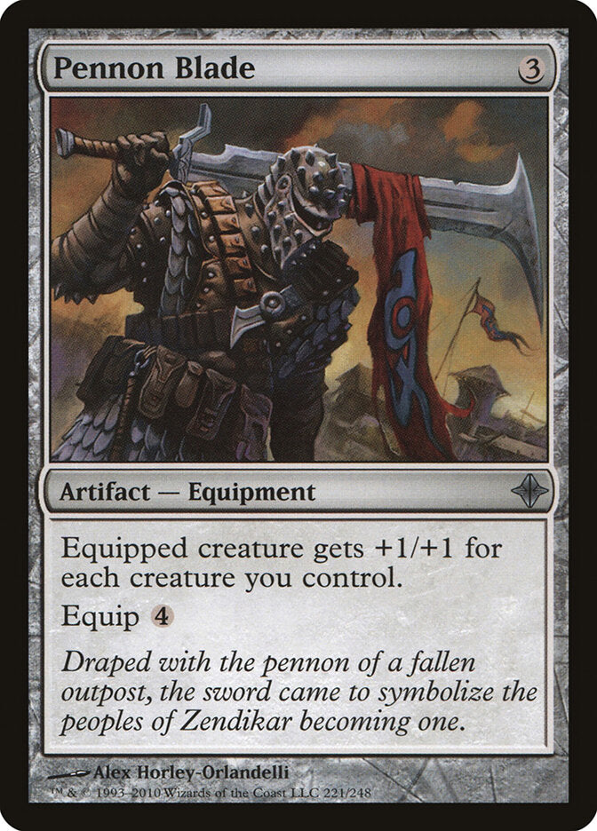 Pennon Blade 221 - Rise of the Eldrazi MTG card
