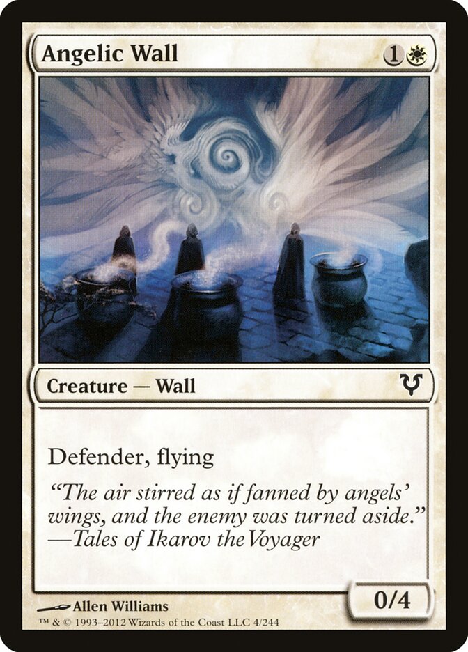 Angelic Wall 4 - Avacyn Restored MTG card