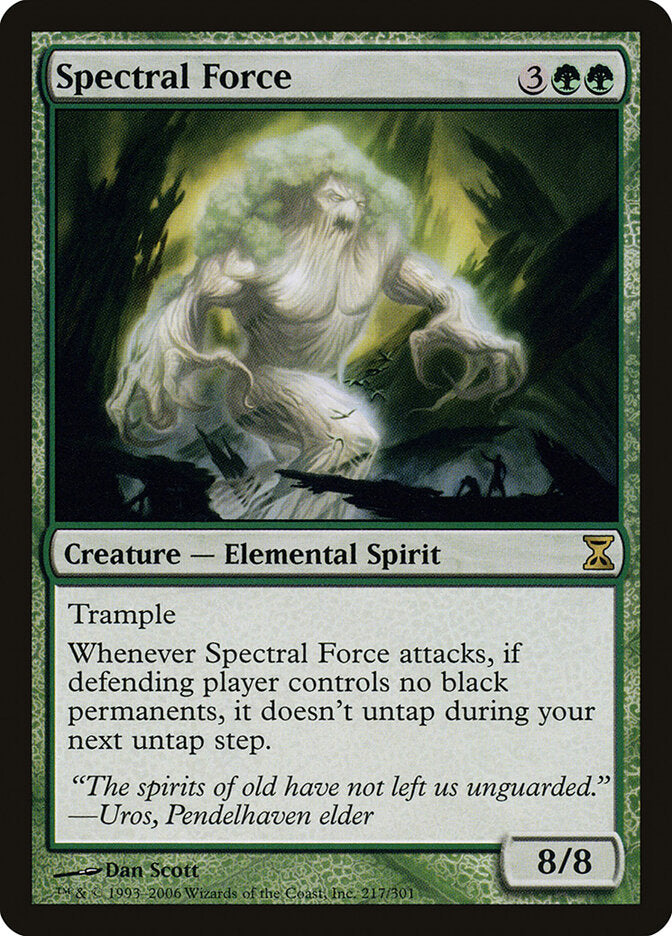 Spectral Force 217 - Time Spiral MTG card