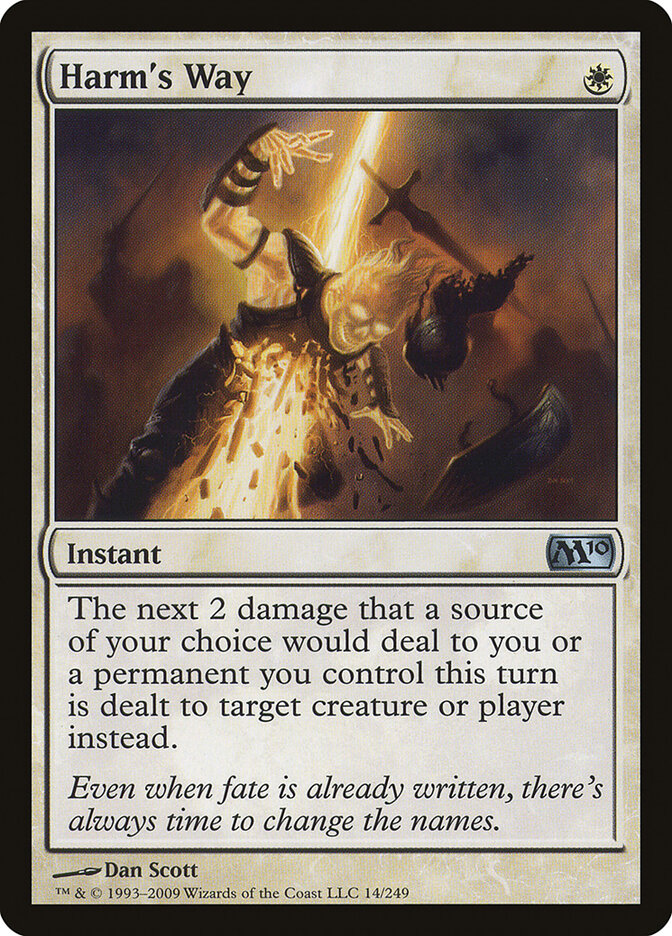 Harm's Way 14 - Magic 2010 MTG card