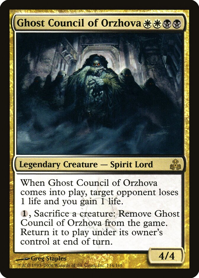 Ghost Council of Orzhova 114 - Guildpact MTG card
