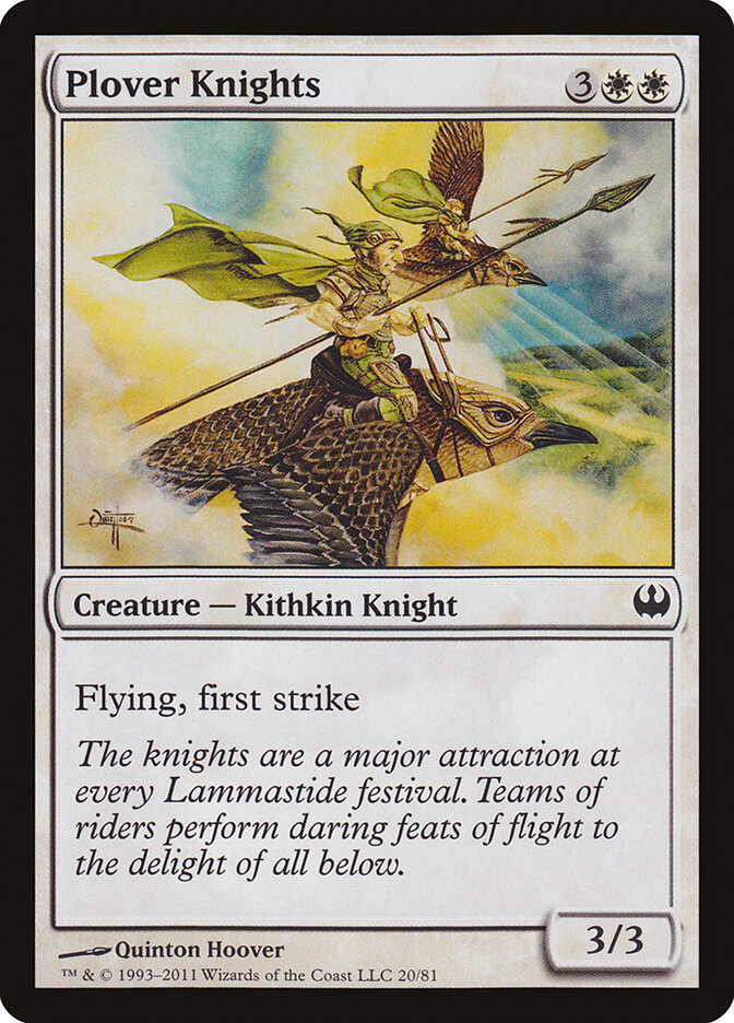 Plover Knights 20 - Duel Decks: Knights vs. Dragons MTG card