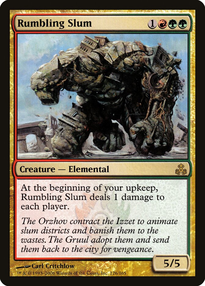 Rumbling Slum 126 - Guildpact MTG card